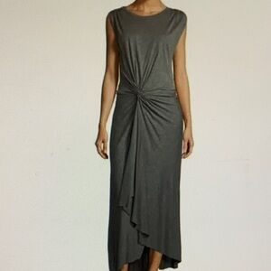 A.L.C. Gray Sleeveless High Low Dress